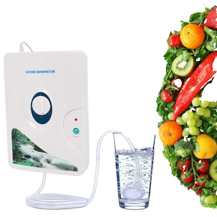 Generator de ozon, functie de temporizare, purificare eficienta a aerului, design compact, 600 mg/h