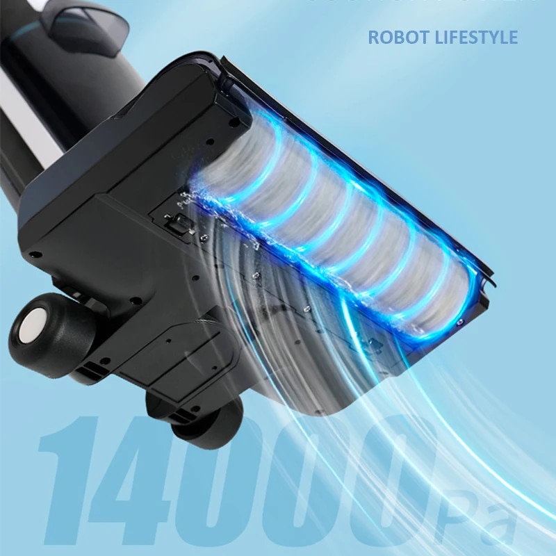 Aspirator fara fir RL8PRO, putere de aspiratie 14000Pa, curatare umeda si uscata, 3.8kg