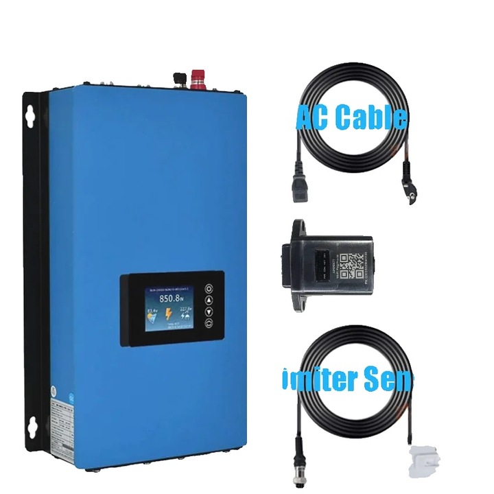 Invertor solar, MPPT, design compact, cu limiter wifi, 95-265V, 45-90V