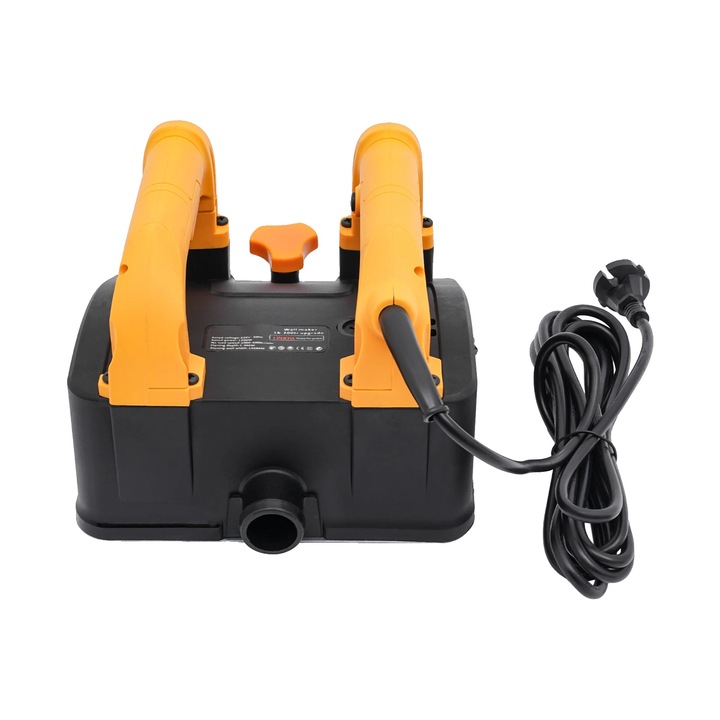 Planificator electric, adancime ajustabila, lame din otel tungsten, control al prafului