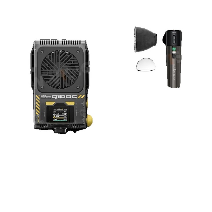 Iluminare Foto, RGB LED, Design Portabil, Set Q100C Kit 4