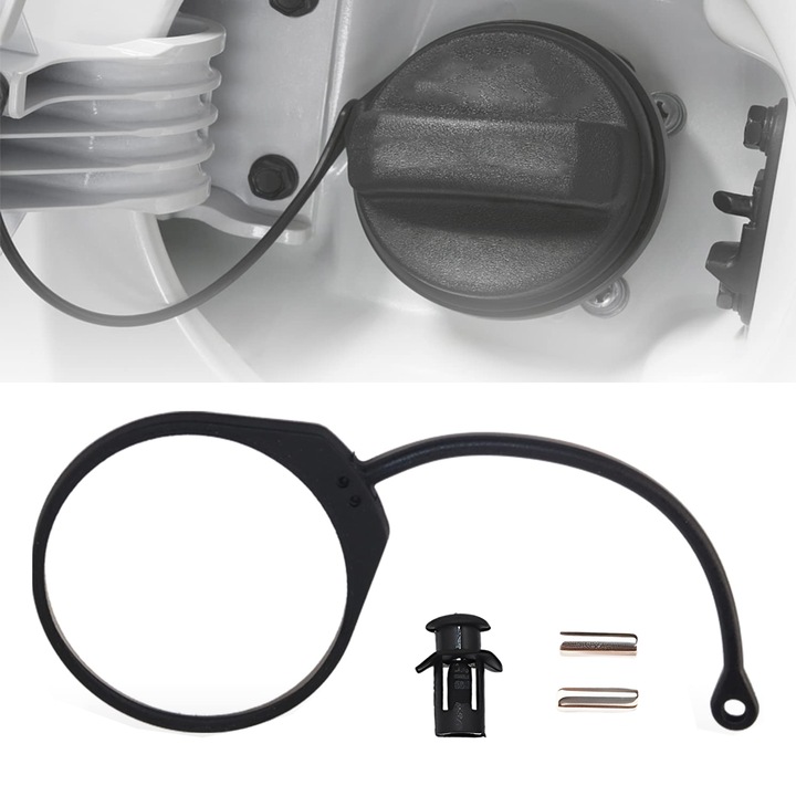 Garnitura de fixare a clemei furtunului de cablu TREXORA, cauciuc, rezistent la coroziune, set cu catarame și stifturi, pentru VW, Audi, Porsche, Skoda