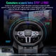 Комплект волан, скоростен лост и педали за игри PXN, V9 Gen2, 270°/900°, H скоростен лост, поддръжка на приложение, обратна връзка с вибрации, съвместим с PC, PS3, PS4, Xbox One, Xbox Series X/S