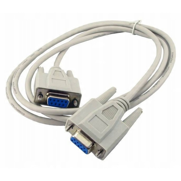 Cablul serial CARDSPLITTER 2x DB9 krosat 9 pini, 1,5m