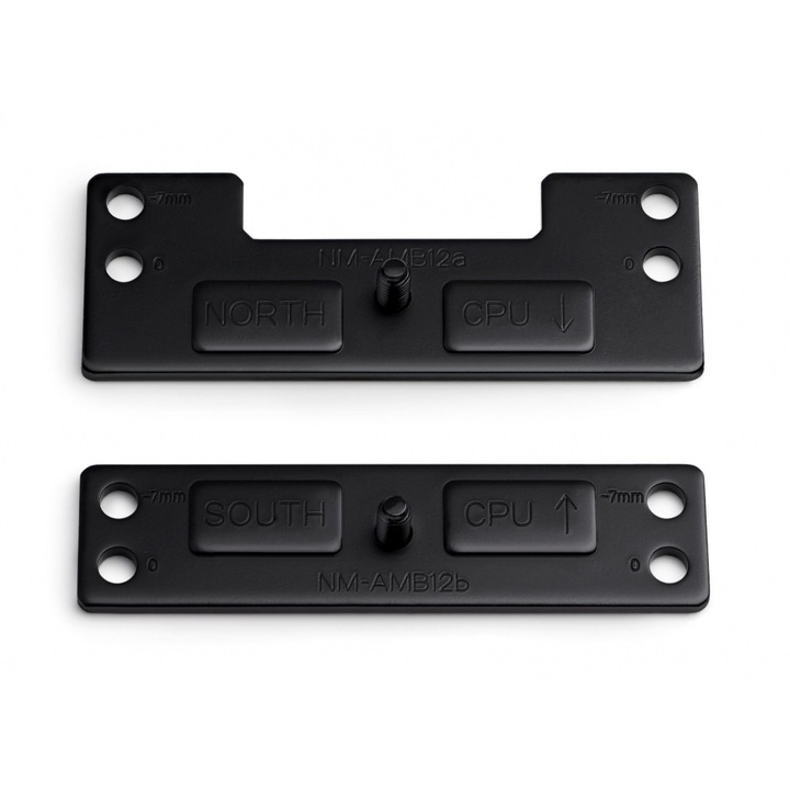 Комплект за монитиране на охладител Noctua NM-AMB12 Chromax. Black за сокет AM4/AM5 за охладители NH-D15(S), NH-D14, NH-D9L, NH-C14S, NH-L9x65