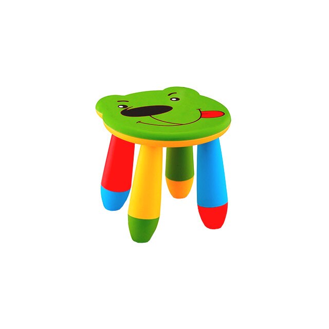 Scaunel URSULET pentru copii culoare verde