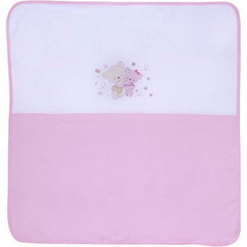 Patura Lorelli Bumbac Za Za 90 x 90, Pink Patura Lorelli Bumbac Za Za 90 x 90, Pink
