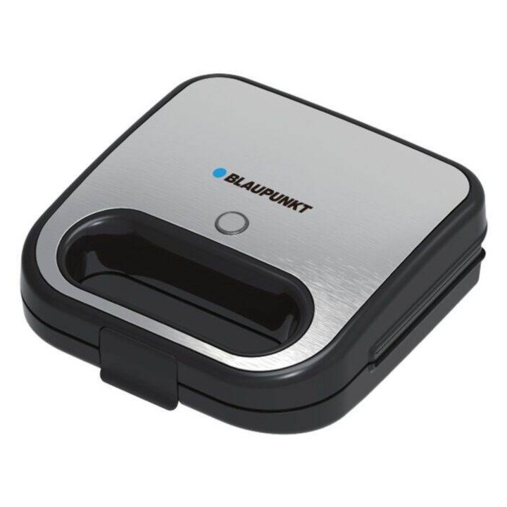 Aparat de sandvisuri 3 în 1 CECOTEC Rock-nToast Combo, 800W, 4 sandvisuri, negru-argintiu, cu plăci interschimbabile