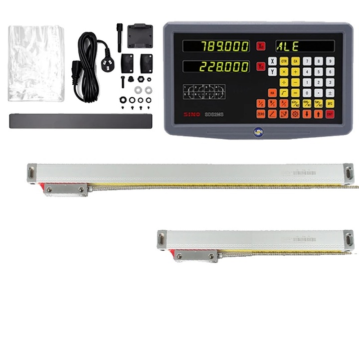 Kit DRO, sistem de citire digitala, encoder de scala liniara, 5m, 2 bucati