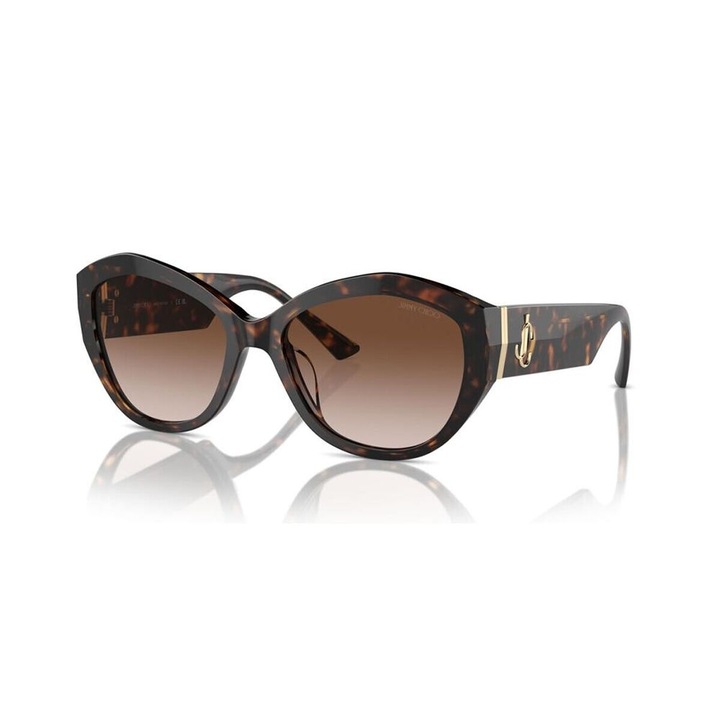 Ochelari de Soare Dama Jimmy Choo JC 5013U – Rama Acetat Fluture, Lentile Gri cu Oglinda, Protectie UV400
