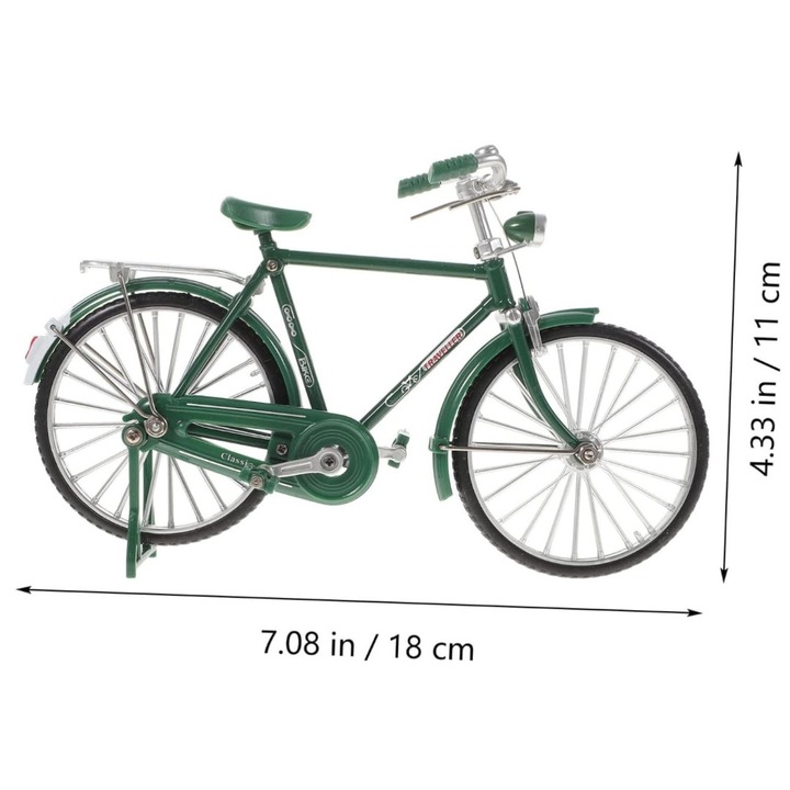 Mini bicicleta tip macheta, modelul se construieste ca un puzzel, pretabil pentru laboratoarele de robotica, copii +14 ani