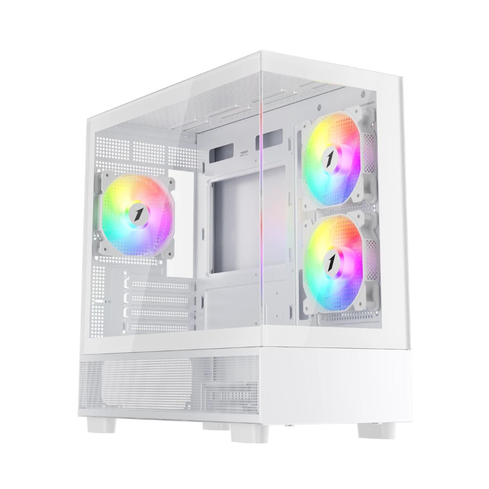 Mi5 Computer Carcasa computer 1stPlayer mATX - MIKU Mi5 Alb Mi5-WH - eMAG.ro