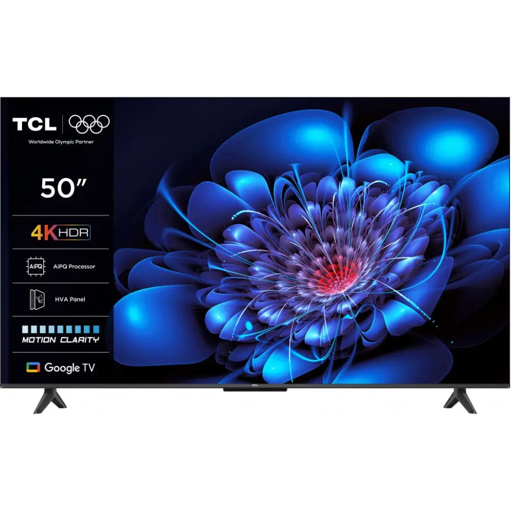 Televizor TCL 50 inch UHD 4K Android TV DVB Audio 2x10W HDR10 50P69K 50P69K