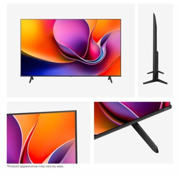 Televizor Hisense 75" A6Q, 4K Ultra HD 3840x2160, DLED, DFA, Precision Colour, HDR 10+, HLG, Dolby Vision, Senzor de lumină, Smart TV, WiFi, BT, AnyView Cast, Mod Gaming, 1xHDMI2 eArc, 3xHDMI, 2xUSB, LAN, CI+, DVB-T2/C/S2, Negru 75A6Q