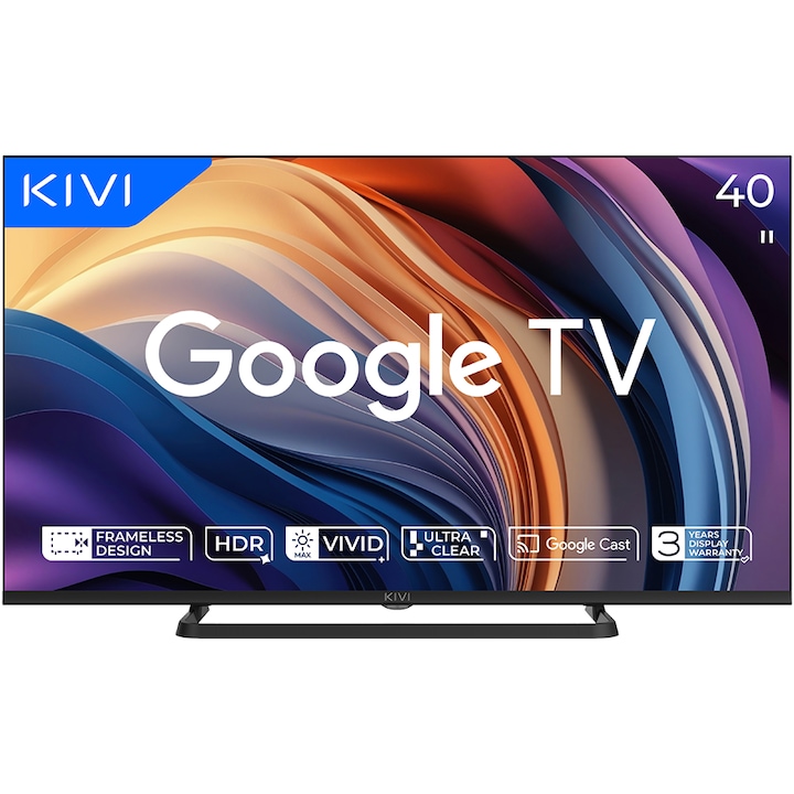 Телевизор TV KIVI 40F710QB 40'' LED FHD Google TV 40F710QB