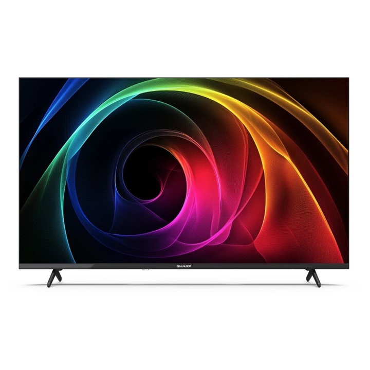 Телевизор Sharp 40HA1205E, 40" LED TV, FULL HD 1920x1080, Frameless, DVB-T/T2/C/S/S2, Active Motion 100, 1 000 000:1, Speaker 2x8W, Dolby Digital Plus, 3xHDMI, CI+, 2xUSB, HEVC/H.265 (10-bit), MPEG4/H.264, 2 pole Stand 40HA1205E