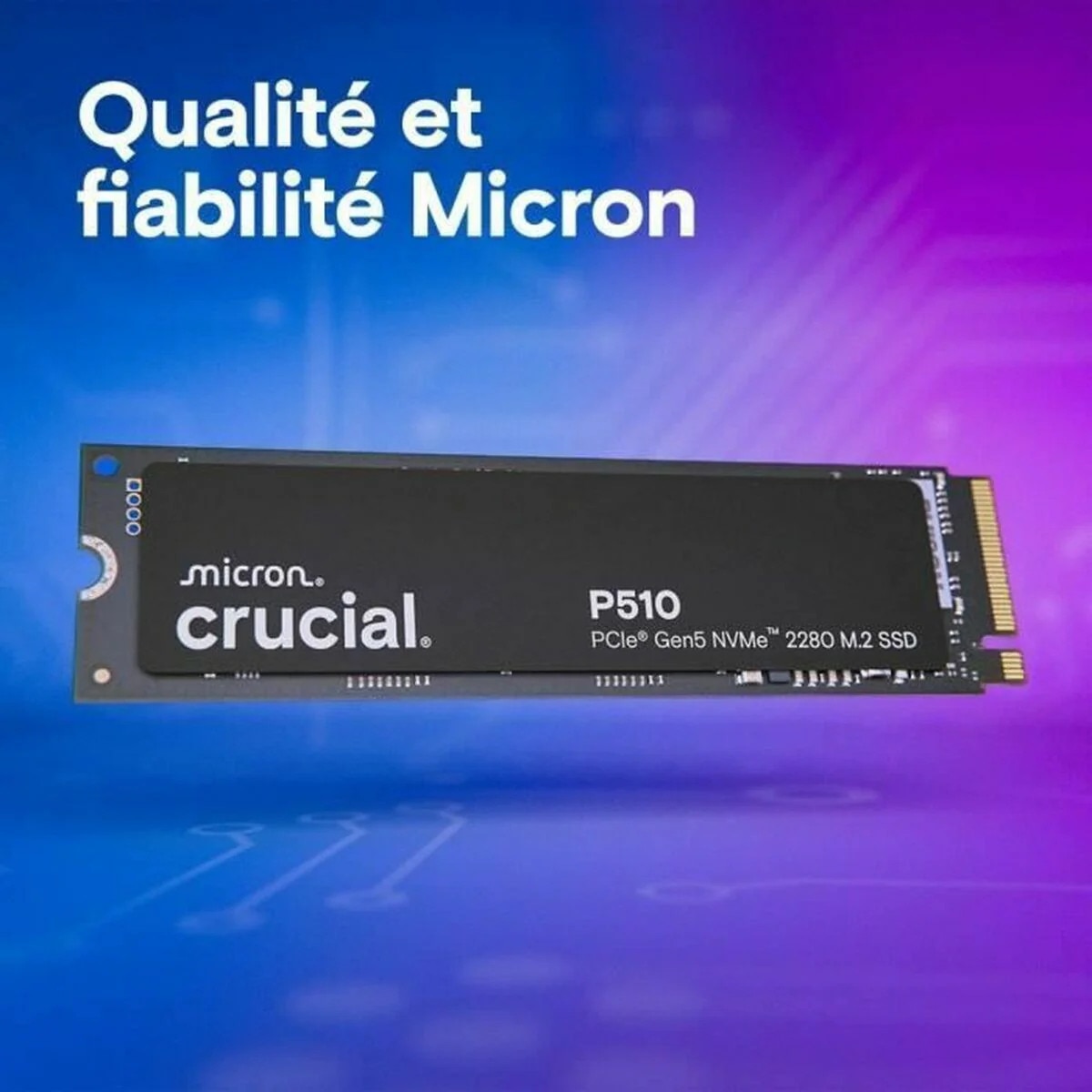 Crucial P510 2TB PCle Gen5 NVMe 2280 M.2 SSD - eMAG.ro