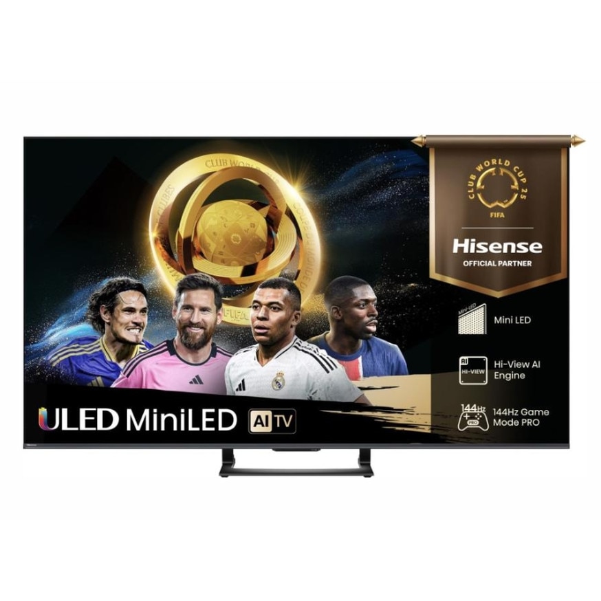 Televizor Hisense 50" U7Q, 4K Ultra HD 3840x2160, ULED, FALD, Quantum Dot, 144Hz, IPS, HDR 10+, HLG, Dolby Vision IQ, Dolby Atmos, Smart TV, WiFi 5GHz, WiFi Direct, BT, Anyview Cast, 4xHDMI, 2xUSB, LAN, CI+, DVB-T2/C/S2, Negru 50U7Q