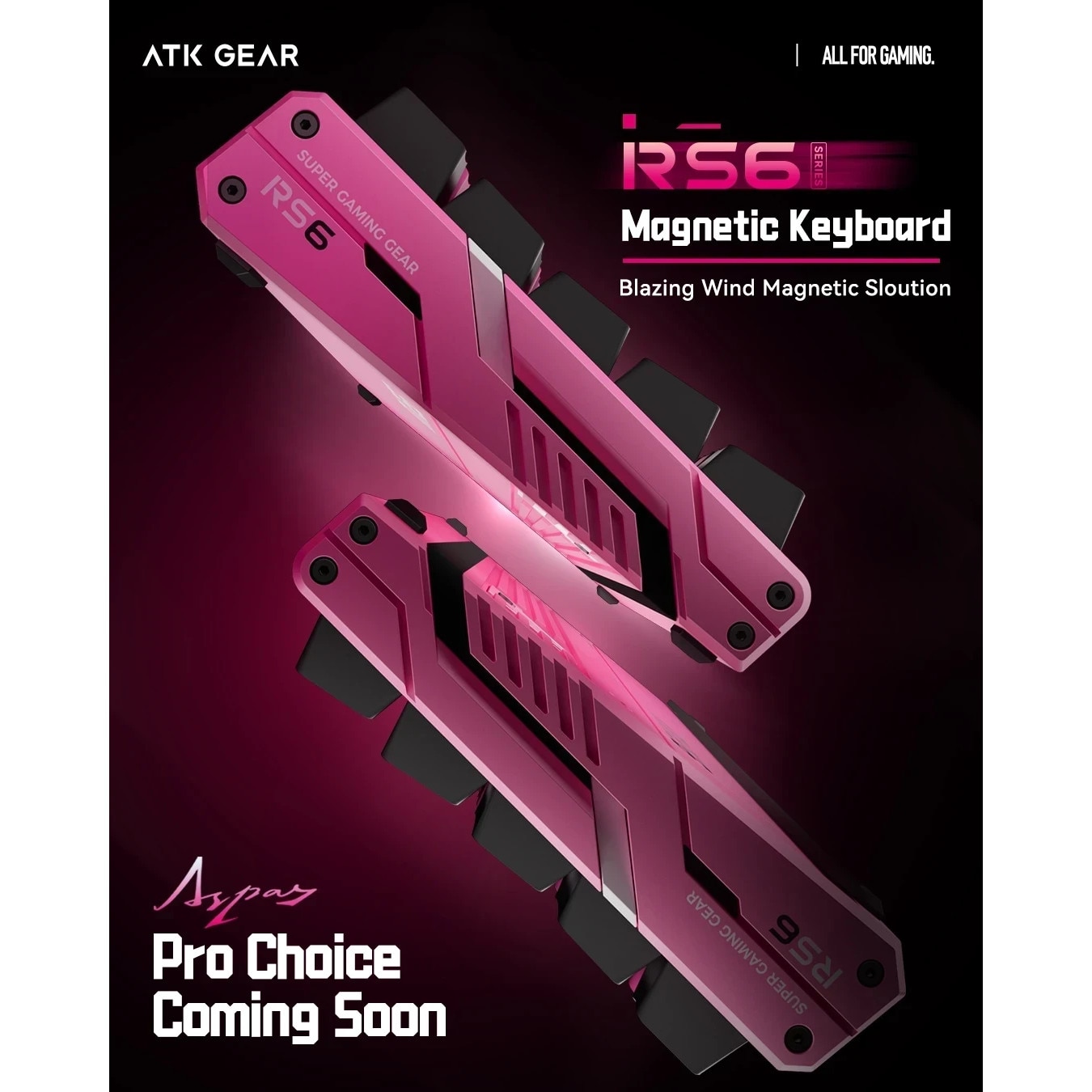 ATK Professional Gaming Mechanical Keyboard RS6 Ultra - 8K