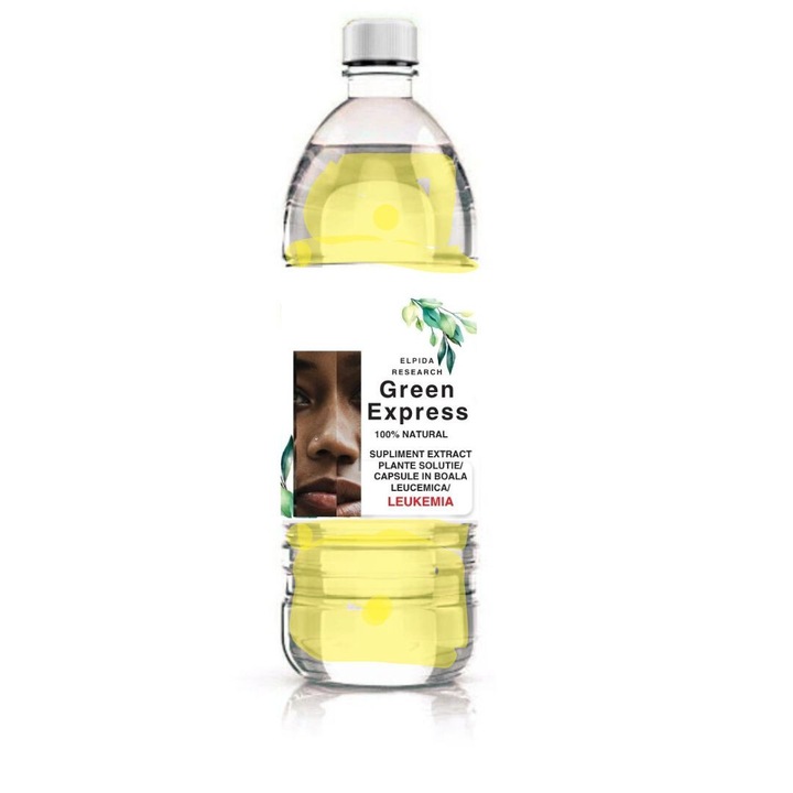 Green Express Supliment, Extract Plante Solutie/Capsule in Boala Leucemica, Leukemia 0.5 Litri, Culoare Galben Deschis