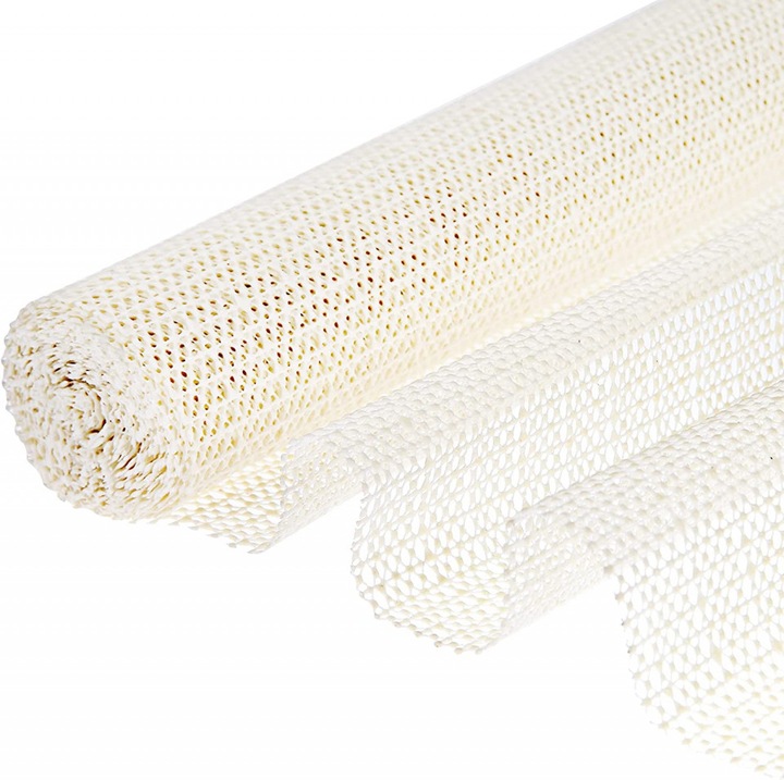 Suport antiderapant pentru covoare Lusee, 50 x 80 cm, PVC, bej