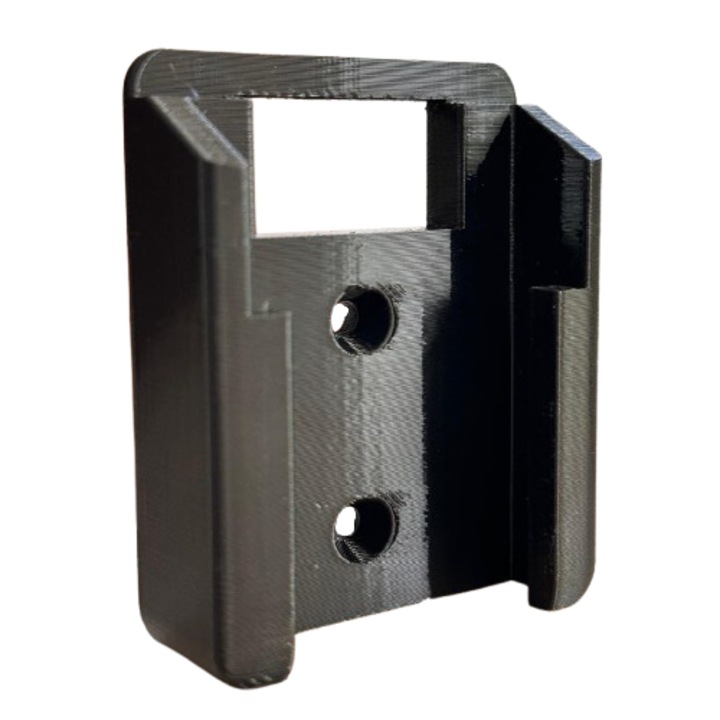 Black & Decker 18 V-os akkumulátortartó, fekete