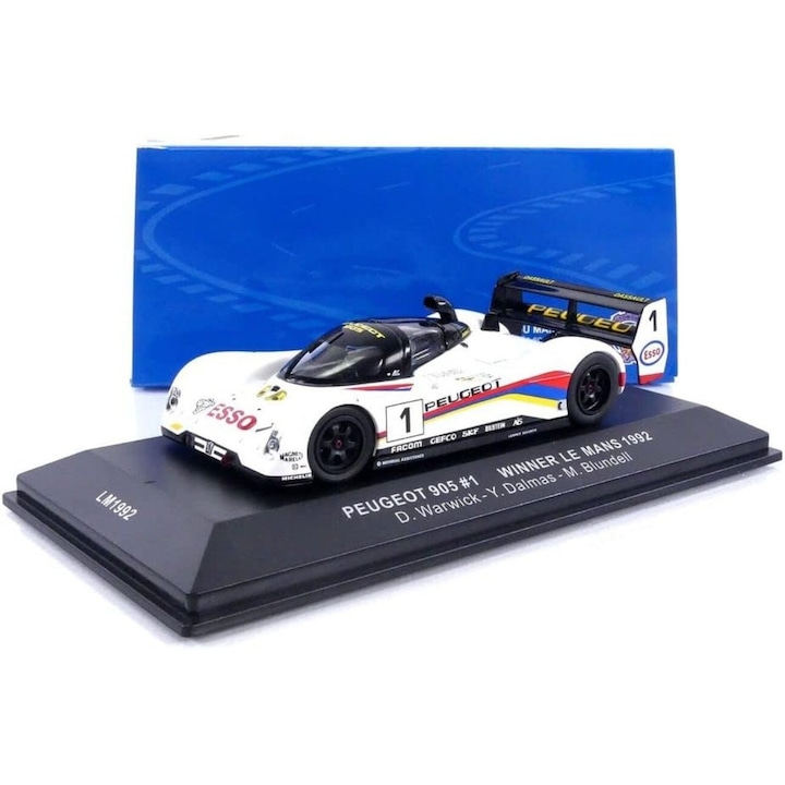 PEUGEOT 905 1992 WIN 24 H LE MANS WARWICK-DALMAS-BLUNDELL 1:43 ALTAYA PEUGEOT 905 1992 WIN 24 H LE MANS WARWICK-DALMAS-BLUNDELL 1:43 ALTAYA