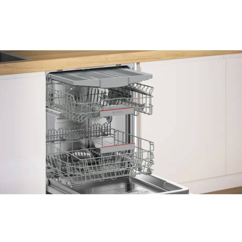 Masina De Spalat Vase Bosch SMV6ZCX13E Complet Incorporabila 14 Seturi 60Cm Alb