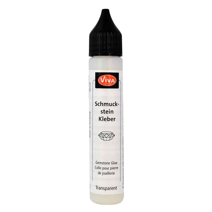 Adeziv pentru bijuterii si strasuri, transparent, VIVA DECOR, 28 ml