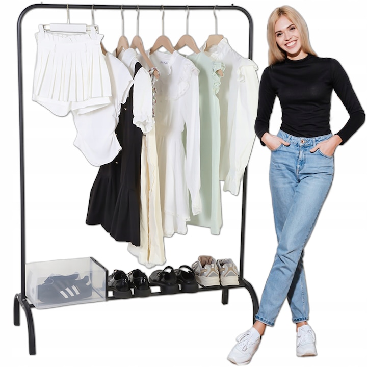 Метална закачалка за дрехи, гардероб за дрехи и обувки, гардероб