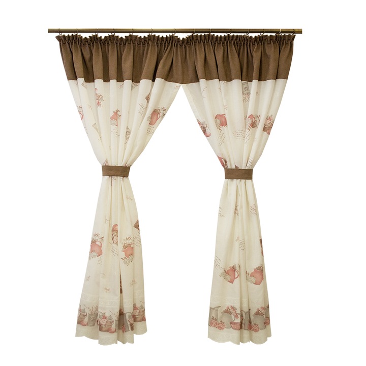 Perdea Velaria carafa roz, 280x165 cm