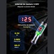 Tester auto XPQKDC, cu display digital LED 3-48V, sonda din inox, cablu de 90 inch
