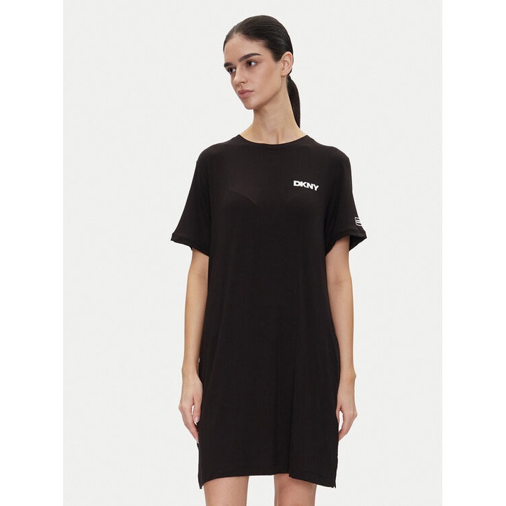 Női ruha, DKNY, YI30051 modell, fekete, L, 95% viszkóz, 5% elasztán, Fekete
