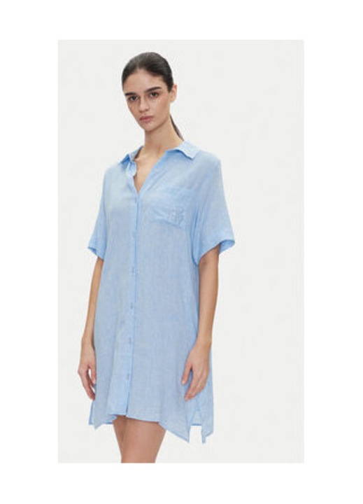 Női ing, DKNY, modell YI30054 422 CHAMBRAY, világoskék, 55% viszkóz, 45% lenvászon