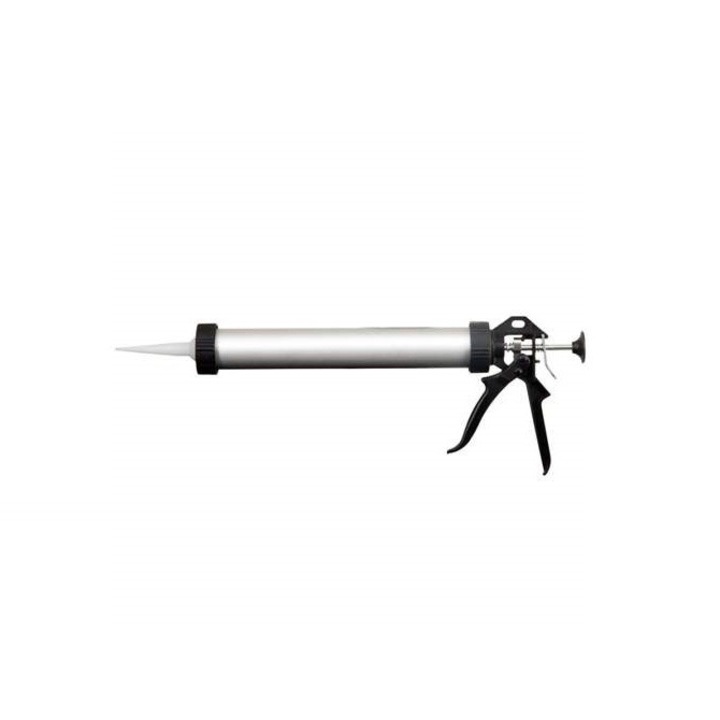 Pistol silicon cu tub dozator si maner aluminiu 370MM Profi Tools