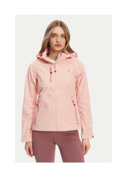 dama Aulp, coral deschis, poliester, spandex, Roz