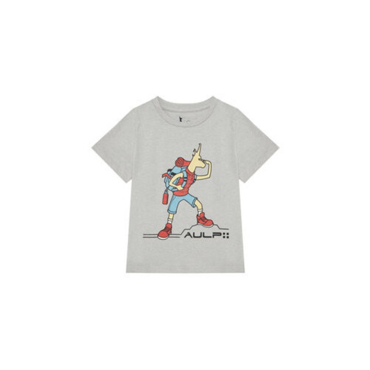 Tricou, Aulp, 60% bumbac, 40% poliester reciclat, gri, 6