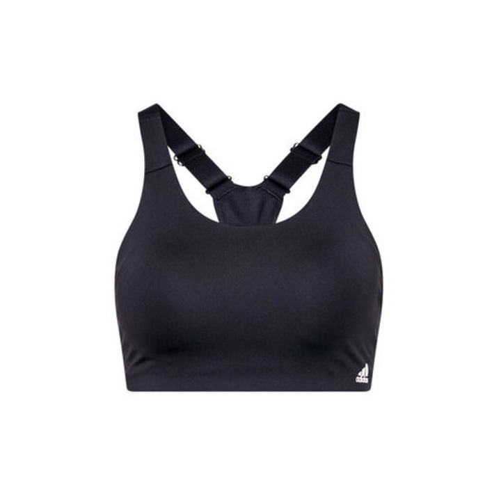 Bustiera sport dama, Adidas, poliester/elastan, negru, 90E EU