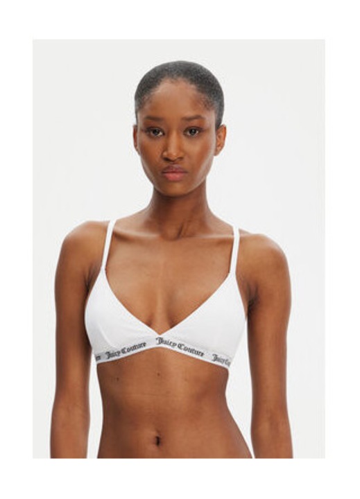 Sutien dama, Juicy Couture, bumbac/elastan, Alb, S