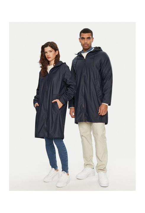 Geaca unisex HUNTER, model HARU0002242, bleumarin, poliuretan, Bleumarin