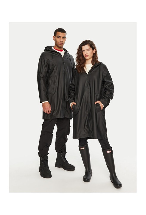 Geaca dama, HUNTER, HB NEGRU, poliuretan, negru