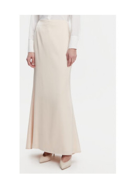 Fusta Access fashion, poliester, bej, Bej