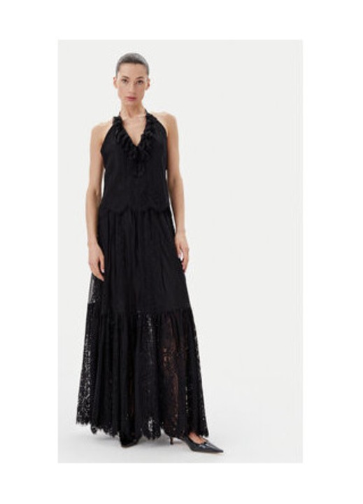 Birgitte Herskind ruha, fekete, nejlonból és pamutból