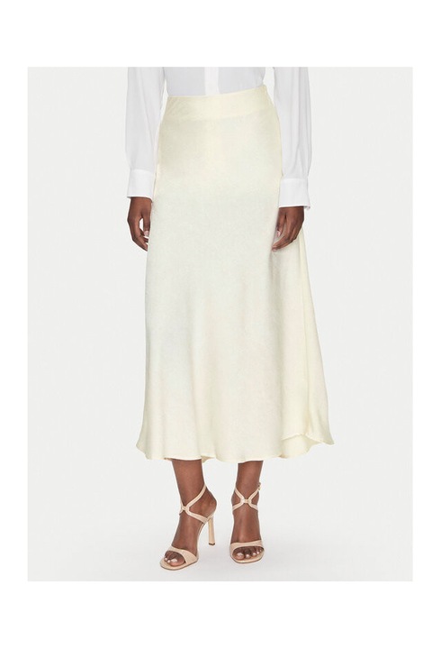 Fusta dama Fransa, poliester, Ecru, S INTL
