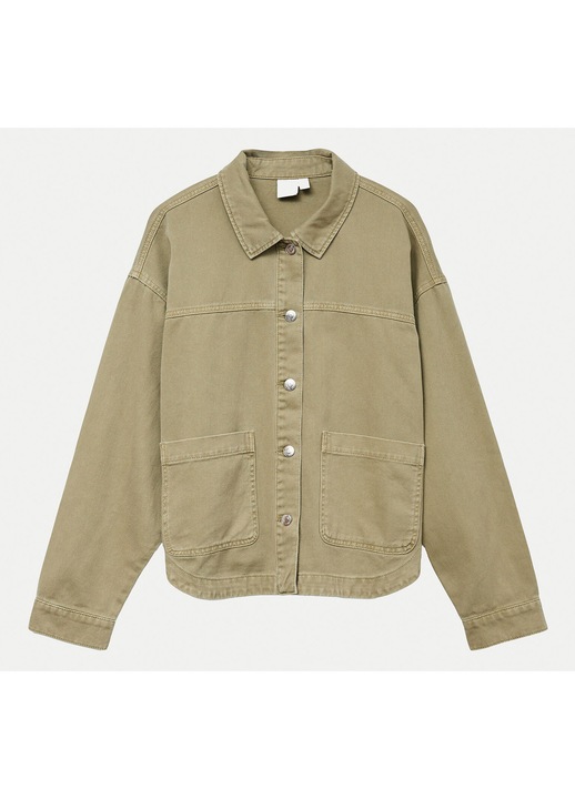 Geaca dama, Vero Moda, Cuna de Laur Spalata, bumbac si poliester, verde