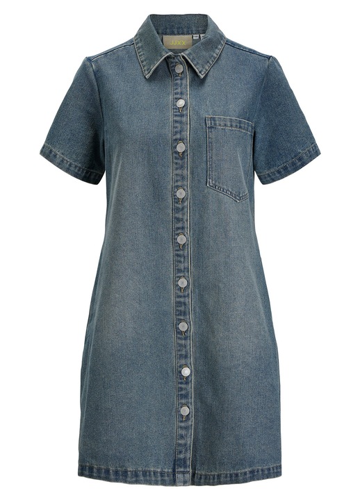 JJXX ruha, vintage farmer, kék, pamut, poliészter, viszkóz