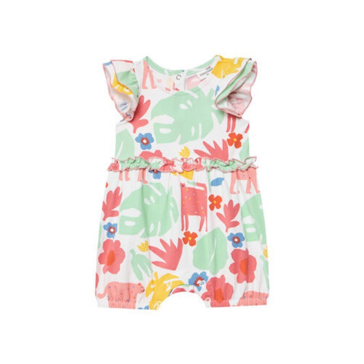 Salopeta pentru copii, Coccodrillo WC5104301TGN 022, bumbac/elastan, multicolor