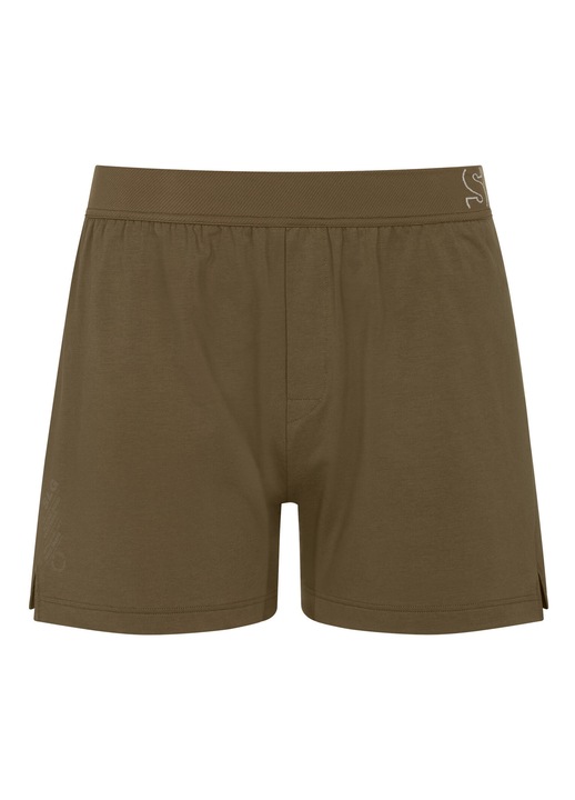 Boxeri barbati Sloggi 10215473 73050, Kaki, 90% bumbac, S INTL