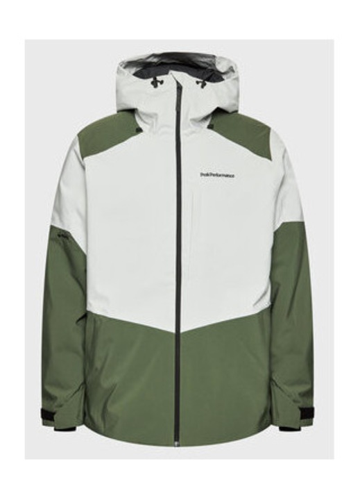 Мъжко яке, Peak Performance G78063080, полиестер, сиво/зелено, M INTL