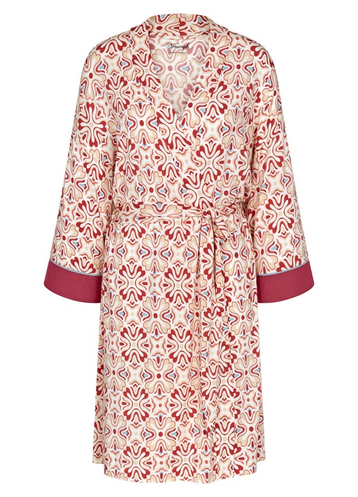 Дамски халат, Triumph, модал/еластан, Многоцветен, 50